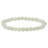 ELEDORO Stretch Bracelet Made of Real Gemstone Beads (6 mm)
