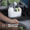 LIVIVO 2-in-1 Sink Caddy and Foam Soap Dispenser, Kitchen and