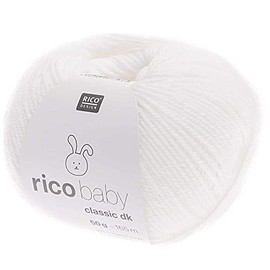 Rico Baby Classic Double Knitting - White 001