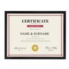 Giftgarden 8.5x11 Picture Frame Black, Certificate Award Document Diploma 8.5