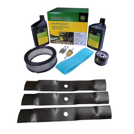 John Deere Original Equipment Model LT170 Maintenance Kit + Mulching Blades, 48" Mower Deck