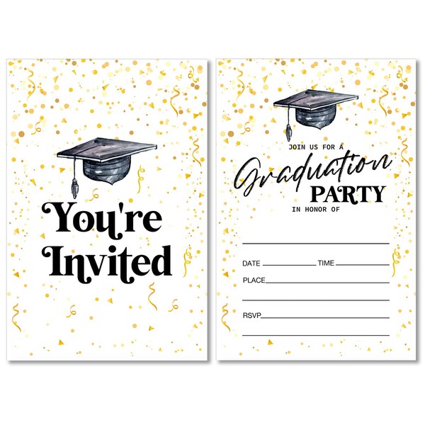 Soiceu Graduation Party Invitations with Envelopes Set of 20 Graduation