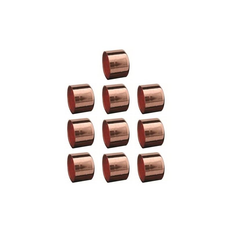15mm Copper End Feed Stop End Cap - Bag of
