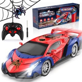 Growsland Remote Control Car for Kids, RC Cars for Boys Kids 1:18 Electric Vehicle Toy Car Hobby Racing Car Toys with Lights & Controller, Birthday Gift for 3 4 5 6 7 8 9 Year Old Boys Girls