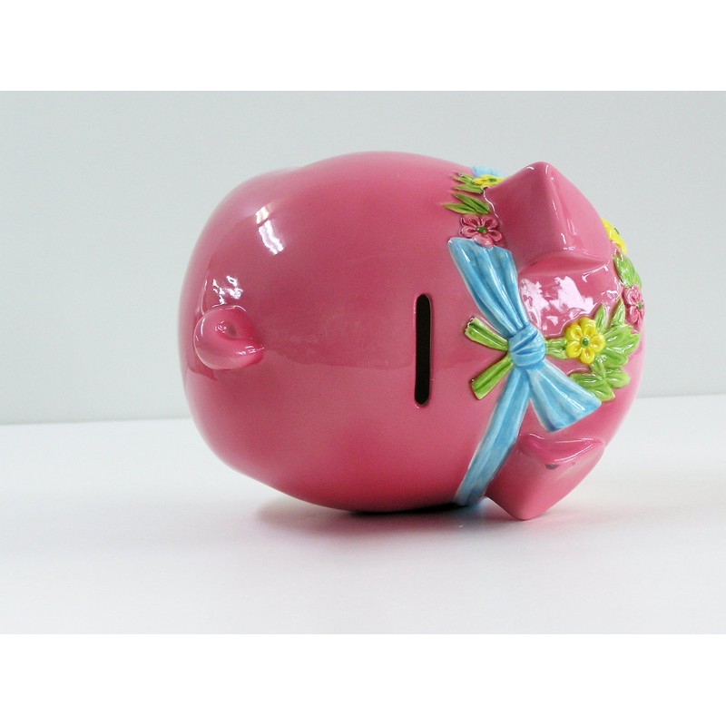 ピギーバンク 豚 貯金箱 大 ピンク S-60A