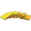 4A Super Sticky Notes,4 x 4 Inches,Large Size,Neon Assorted,Lined,Self-Stick Notes,100