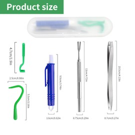 Generisch Zeckenzange Für Hunde Katzen – 5 Teiliges Zeckenentferner Set Mit Zeckenzange, Zeckenhaken, Pinzette Und Aufbewahrungsbox – Zeckenschutz Hund Für Zuhause Tierarzt Und Unterwegs