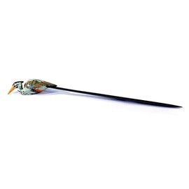 Hand Painted Blue Heron Bird Letter Opener