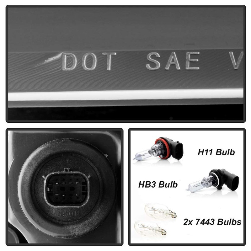 ACANII - For [Halogen w/o LED Model Only] 2019-2021 Chevy