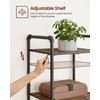 VASAGLE Bathroom Shelves, 5-Tier Storage Rack, Plant Flower Stand, 15.6