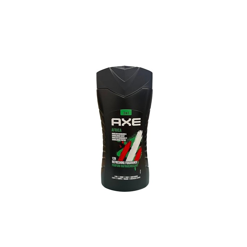 3 x Axe Men Shower Gel "Africa" - 250 ml