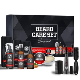 Kit Barba para Hombre 7 en 1,Kit Para Barba para Hombre