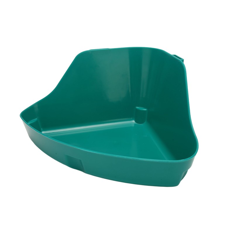 Small Animal Litter Box Fanshaped Rabbit Corner Toilet Box Potty