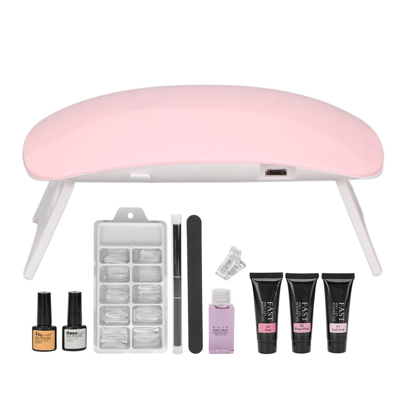 LED Nail Lamp Gel Set Professional DIY Fast Drying Nail