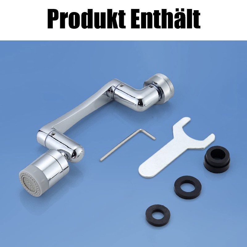1080 Degree Rotating Multifunctional Extension Tap, Yrakozin Tap Attachment with