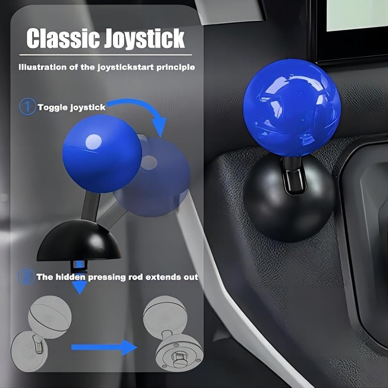 Car One-Touch Start Button with Push-to-Start Rocker Lever,Car Engine Start