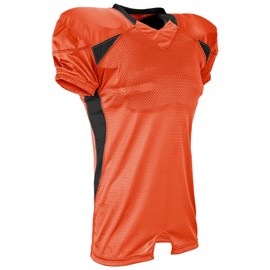 CHAMPRO Huddle Stretch Polyester Dazzle Jersey Orange,black, Medium