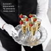 Baixi Copas Desechables Vino, Postres Plástico Premium 25 Piezas