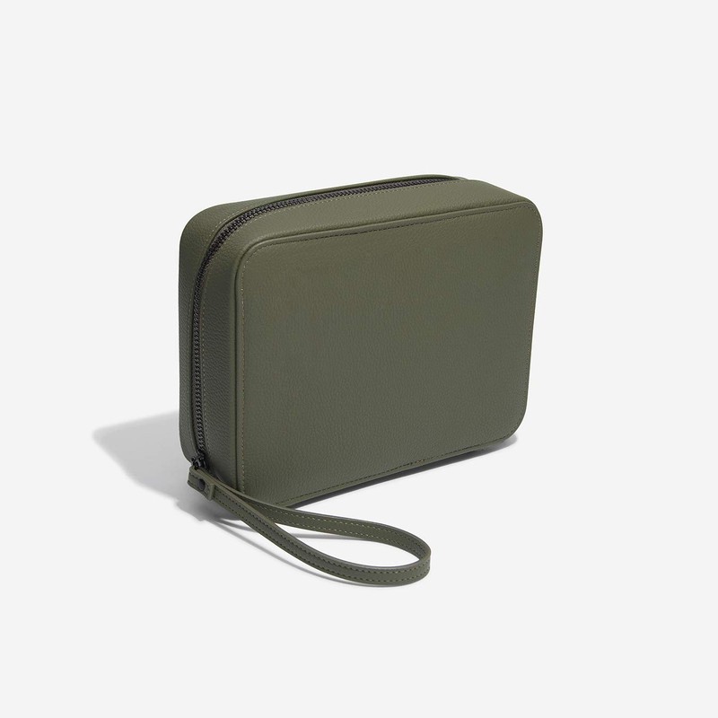 Stackers Cable Storage Bag, olive green, Minimalist