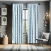 Ambesonne Blue Sky Window Curtains, Continuous Fluffy Clouds Motifs Cartoon