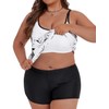 Bathing Suit for Women Plus Size,Women's Tankini Swimsuits Built in
