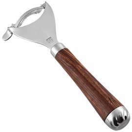 Corn Peeler - Premium Solid Rosewood Handle 304 Stainless Steel Corn Cob Stripper Tool - Corn Planer Thresher from the Cob - Kitchen Gadget