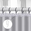 White Plastic Curtain Hooks for Door,Window Curtain Header Tape Drapery