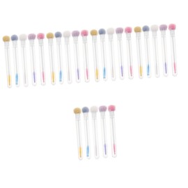 Baluue 5sets Elegant Eyelash Applicator Brush Set for Mascara Lash Wand Eyebrow Brush Portable Makeup Tool for Women Girls 5pcs*5