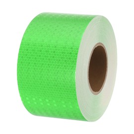 PATIKIL Reflective Tape, 4 Inch x 164 ft Waterproof Self Adhesive High Visibility Caution Warning Safety Tape Outdoor Reflector for Trucks Trailers Cars, Green