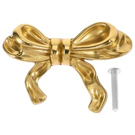 NUOBESTY Cabinet Handle, 1Pc Dresser Pulls Bowknot Cabinet Knobs Bow Dresser Knobs for Home, Kitchen, Hardware Cupboard