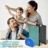 AMOYFILTER 2 Pcs True HEPA KC850U Replacement Filter Compatible with