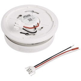 Kidde Wireless Smoke Detector, 10-Year Battery, Voice Alerts, Photoelectric Sensor Wire-Free Smoke Alarm, White