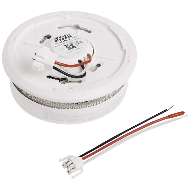 Kidde Wireless Smoke Detector, 10-Year Battery, Voice Alerts, Photoelectric Sensor