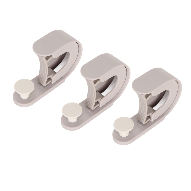 3Pcs Broom Mop Holder Self Adhesive Prevent Slip Multipurpose Wall
