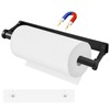 Magnetic & Adhesive Paper Towel Holder for Refrigerator Side, No
