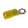 25x Ring Terminal Connector Insulated 4,0-6,0mm² yellow M3