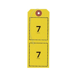 Open Industry Shipping Label 1-100 Consecutive Numbers Yellow BF-106-YE