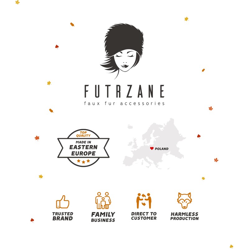 Futrzane Classic Cossack Hat - Faux Fur Hats for Women