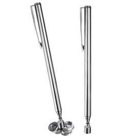 2 Pack Magnetic Pickup Tool, Telescoping Stick, Extendable Magnetic Pen for Mechanics, Men (2)