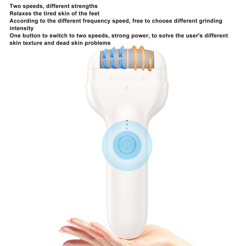 Electric Feet Callus Remover USB Rechargeable IPX6 Waterproof Automatic Efficient
