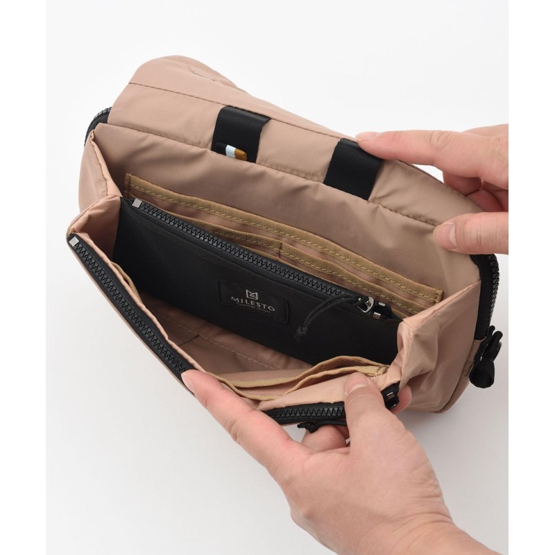 [MILESTO] TROT Multi-Shoulder Bag, Black