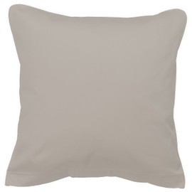 fleuresse 40 x 40 cm 100 Percent Cotton Colours Pillowcase with Piping, Grey