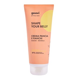 GOOVI Shape Your Belly Belly & Hips Cream - Straffende Körpercreme für Bauch, Hüften & Arme - 97% natürliche Inhaltsstoffe - 200ml