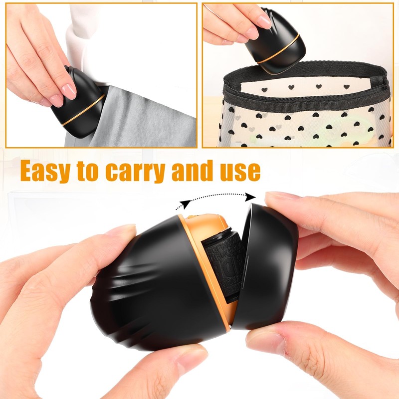 Nezyo 2 Pack Shell-Style Identity Theft Protection Roller Stamp Privacy