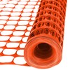 Houseables Plastic Mesh Fence, Construction Barrier Netting, Orange, 4'x100' Feet,
