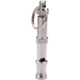 LNYMZD Silver Adjustable Ultrasonic Dog Whistle,Portable Whistle Pet Whistle Supersonic Whistle Dog Whistles for Pet Training，Training and Behavior Aids，Dog Whistles Training and Behavior Aids