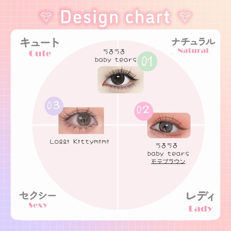 False Eyelashes, No Glue Required, Lower Eyelashes, 1 Second, Large