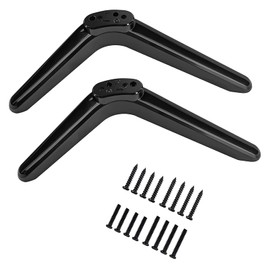 Smart TV Pedestal Foot TV Stand Compatible with 49" 50" 55" TV Included Screw Set (Color: Black)