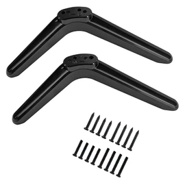 Smart TV Pedestal Foot TV Stand Compatible with 49" 50" 55" TV Included Screw Set (Color: Black)