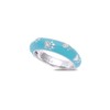 Belle Etoile Paw Prints Ring - Turquoise - Size 7-01021930201-7